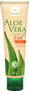 รูปภาพของ VITARA ALOE VERA GEL PLUS C&E 120g. สีส้ม